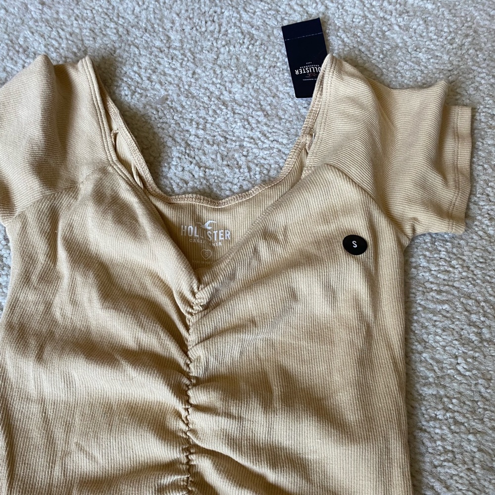 Hollister brand ribbed top SZ S